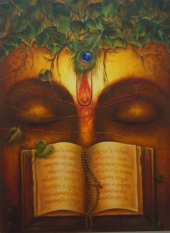 Dharma Gyan Painting by Rakhi Baid | ArtZolo.com