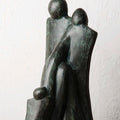 Figurative sculpture titled 'Divine Bond', 16x10x9 inches, by artist Renu Khandelwal on Bronze