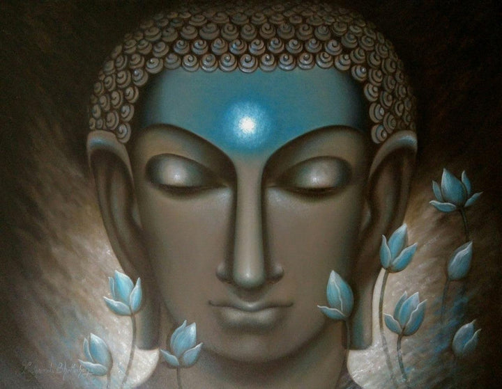 Divinity Painting by Madhumita Bhattacharya | ArtZolo.com
