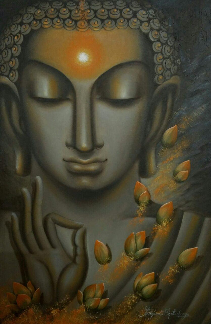Divyajyoti Painting by Madhumita Bhattacharya | ArtZolo.com