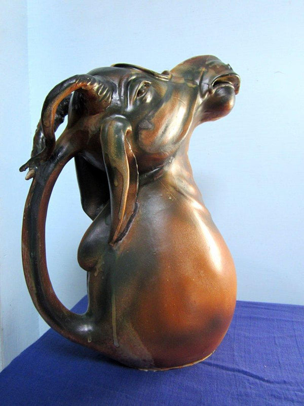 Dragon Pot Sculpture by Dulal Chandra Manna | ArtZolo.com