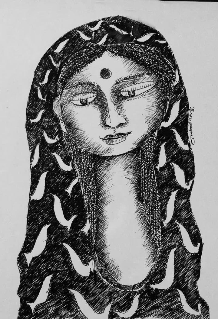 Drawing Viii Drawing by Sambuddha Gupta | ArtZolo.com