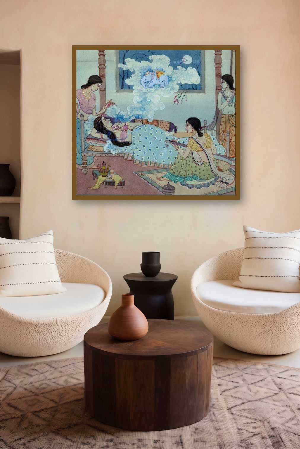 Dream by artist Rina Roy displayed in a Museum Style gallery