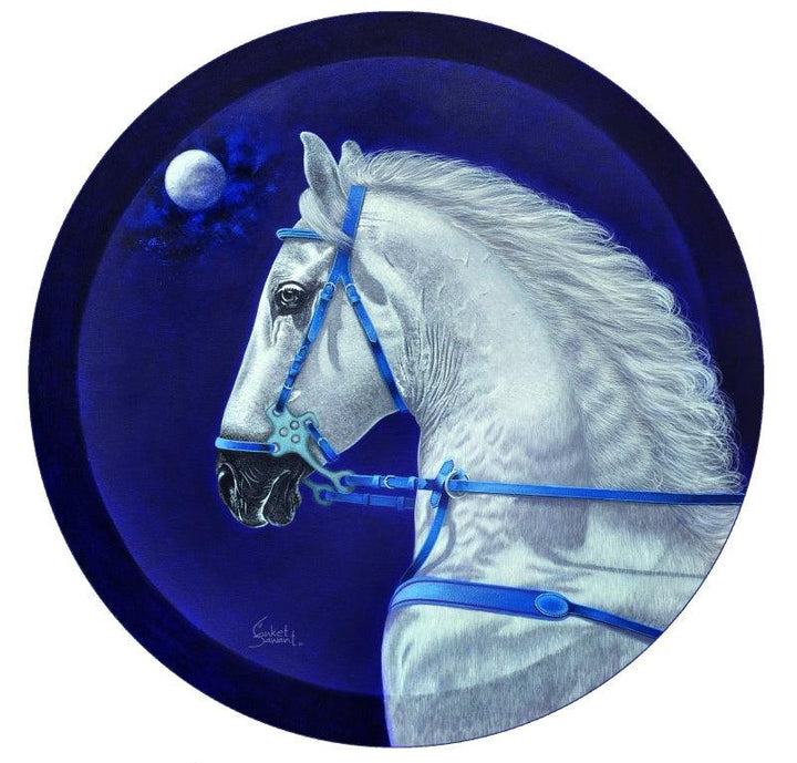 Dream Horse 1 Painting by Sanket Sawant | ArtZolo.com