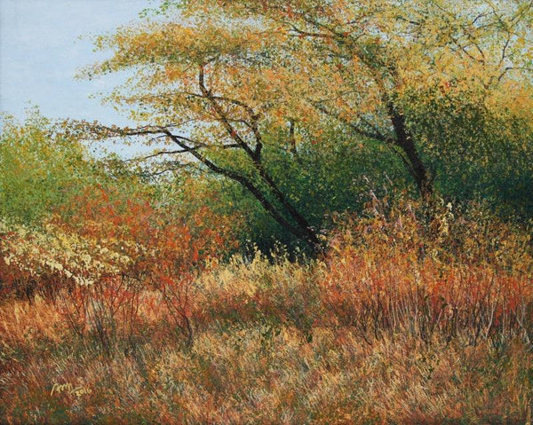 Dry Tree Painting by Vimal Chand | ArtZolo.com