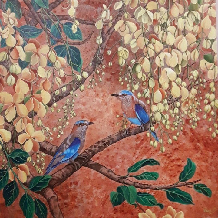 Duet Painting by Vani Chawla | ArtZolo.com