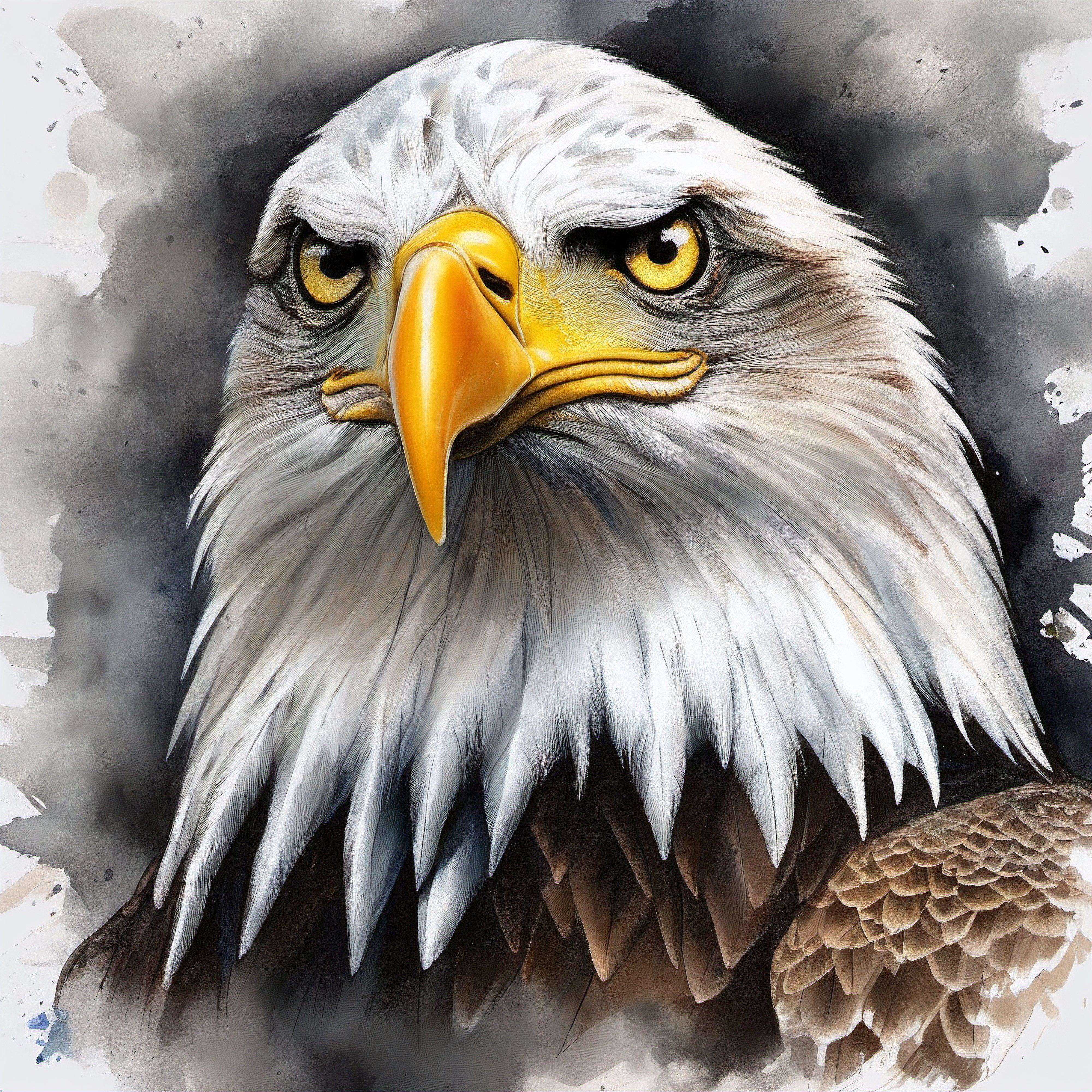 Eagle  by artist  Abir Dasgupta  on  Canvas