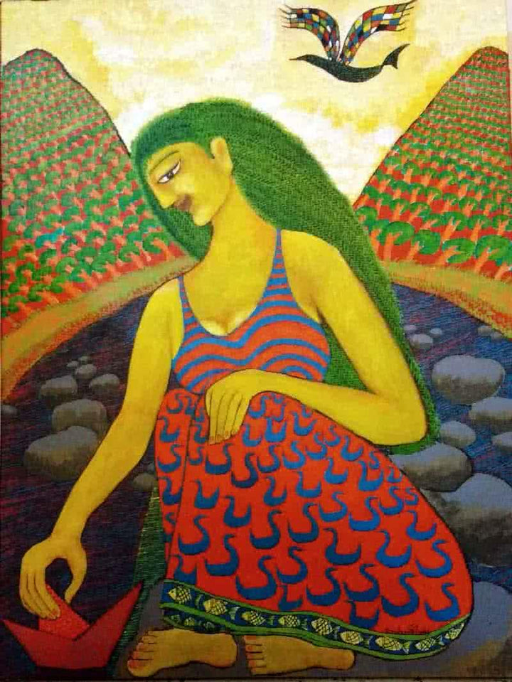 Effulgent Painting by Sambuddha Gupta | ArtZolo.com