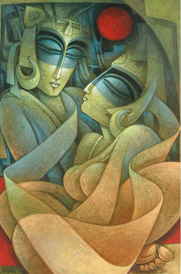 Egyptian King And Queen Vi Painting by Nityam Singha Roy | ArtZolo.com