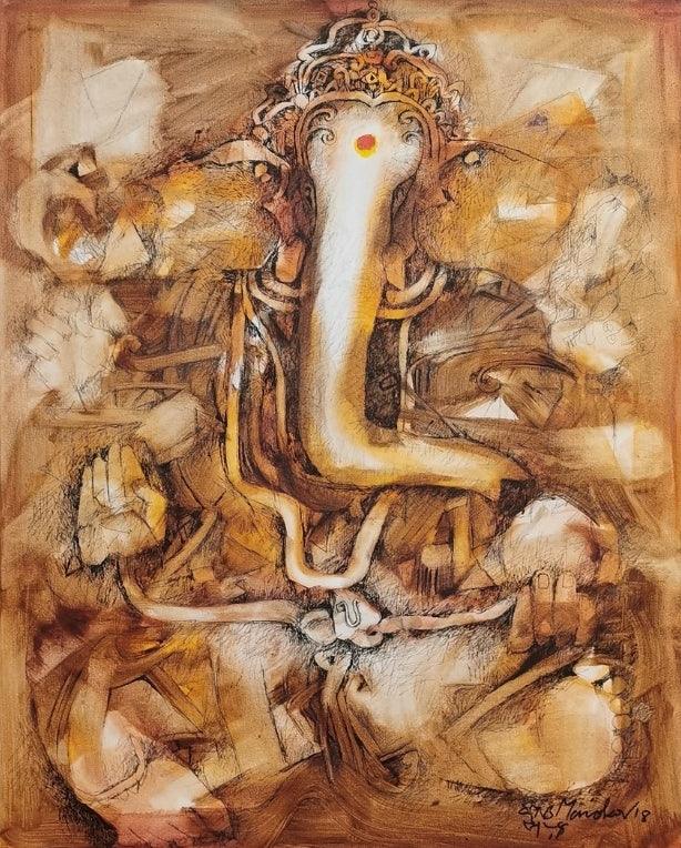 Ekdant Painting by N S Manoharan | ArtZolo.com