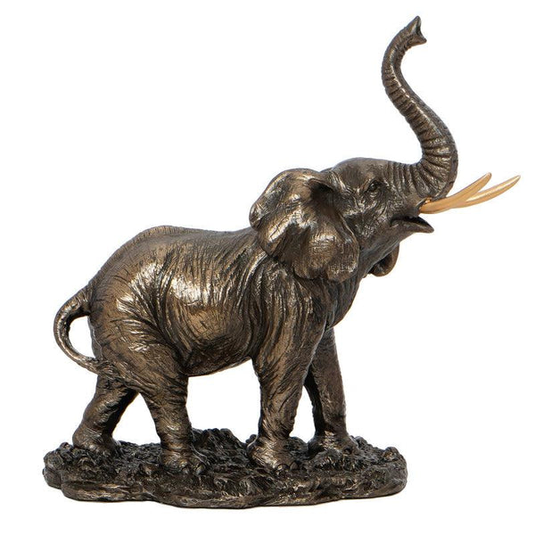 Elephant With Trunk Handicraft by Brass Handicrafts | ArtZolo.com