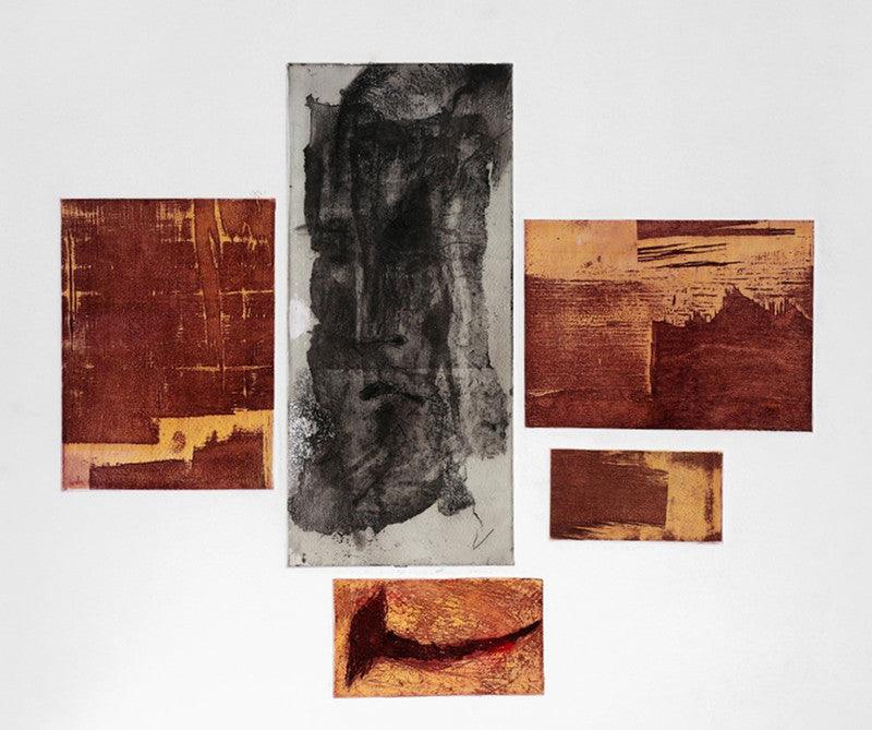 contemporary printmaking titled 'Endless', 22x30 inches, by artist Subroto Mondal on Paper