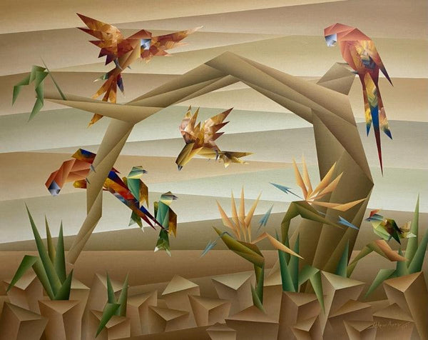Energetic Painting by Nirakar Chowdhury | ArtZolo.com