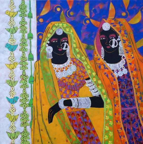 Ethnic Serendipity 154 Painting by Anuradha Thakur | ArtZolo.com