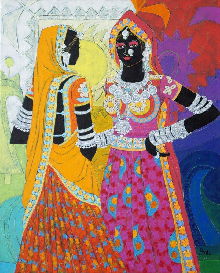 Ethnic Serendipity 170 Painting by Anuradha Thakur | ArtZolo.com