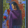 Figurative acrylic oil painting titled 'Evening', 36x48 inches, by artist Nitin  Marde on Canvas