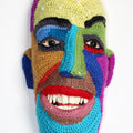 Figurative sculpture titled 'Face 13', 16x6x5 inches, by artist Archana Rajguru on Mixed Media