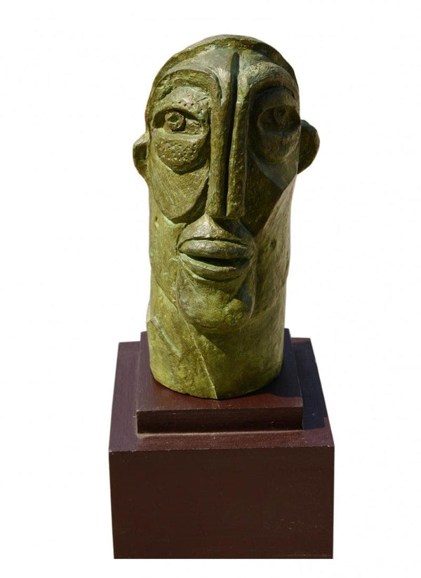 Face 2 Sculpture by Atish Mukherjee | ArtZolo.com