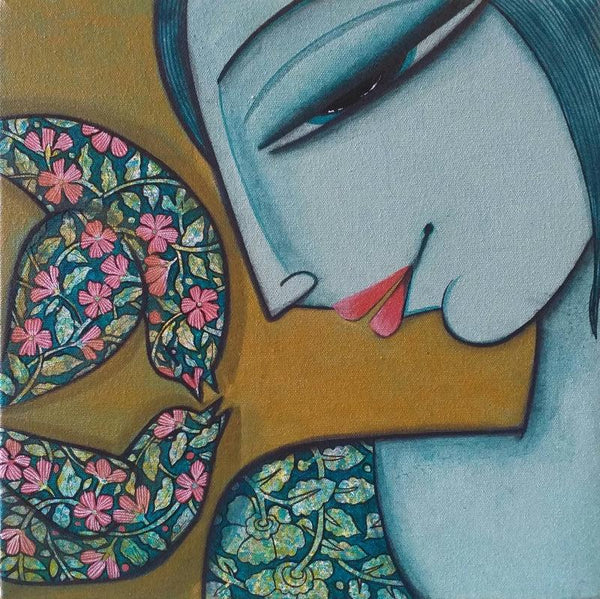 Face Series 3 Painting by Nabanita Konar | ArtZolo.com