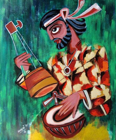 Fakir Painting by Sharmi Dey | ArtZolo.com