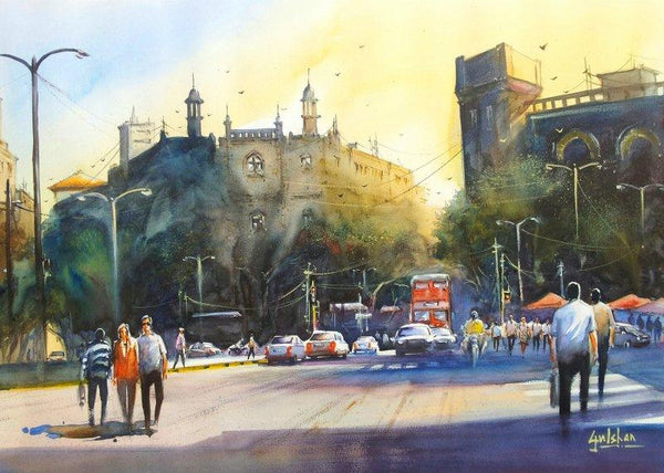 Feel The Warmth Of Mumbai Painting by Gulshan Achari | ArtZolo.com