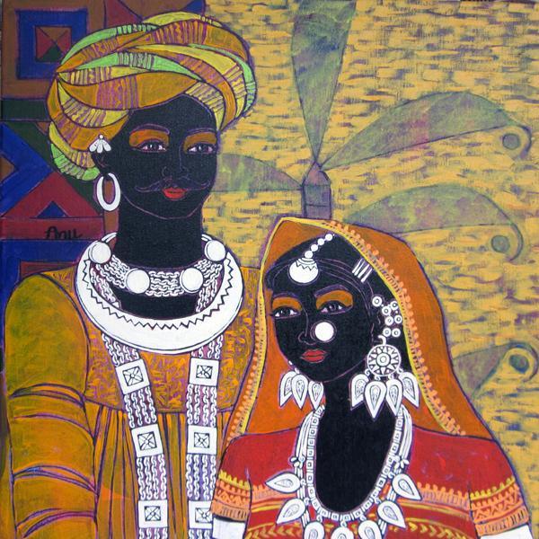 Festive Rhythm 59 Painting by Anuradha Thakur | ArtZolo.com