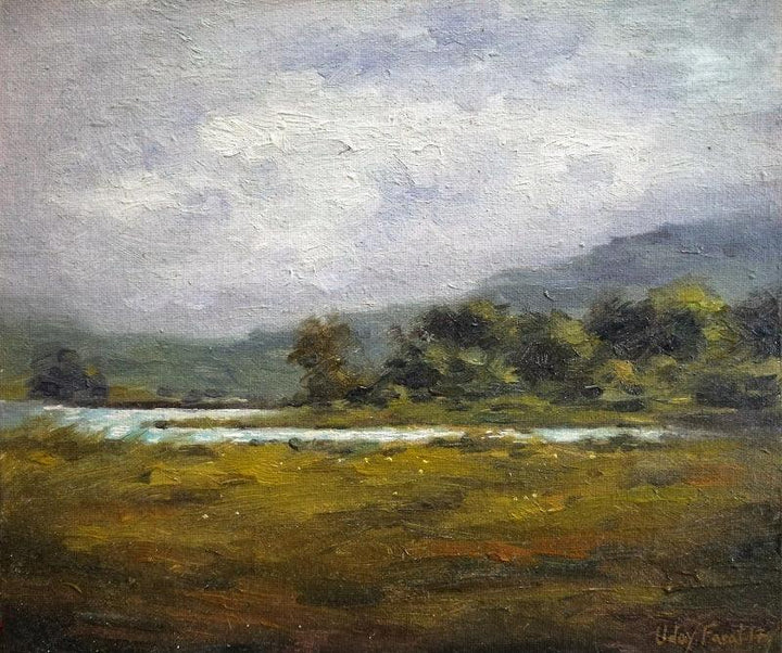 Field 3 Painting by Uday Farat | ArtZolo.com