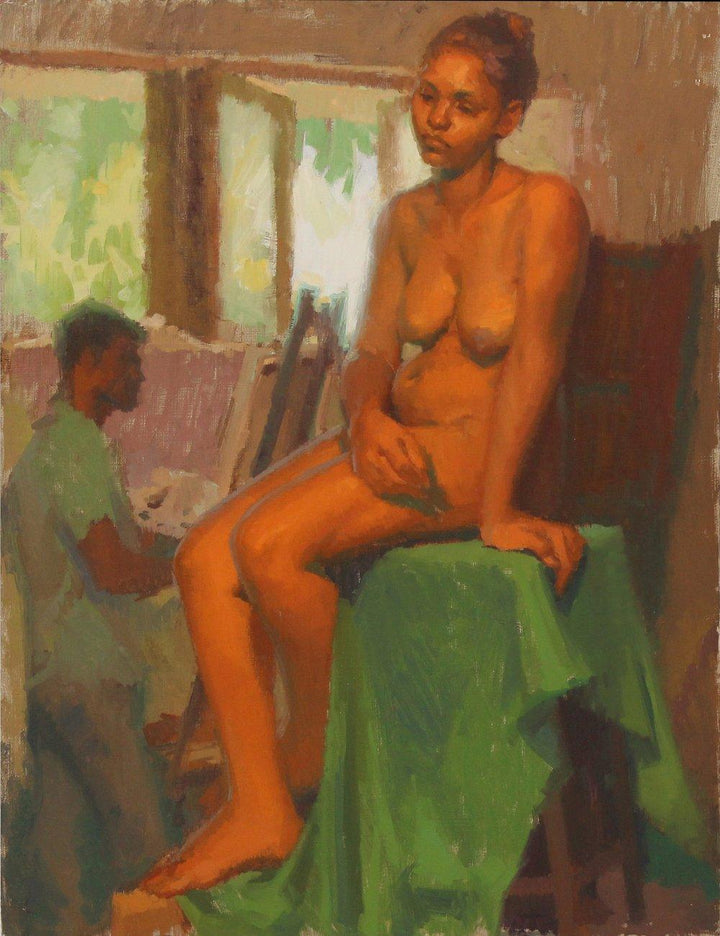 Figure Study Painting by Snehal Page | ArtZolo.com