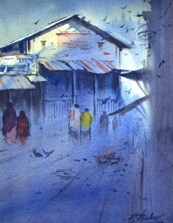 First Light Painting by Ritesh Jadhav | ArtZolo.com