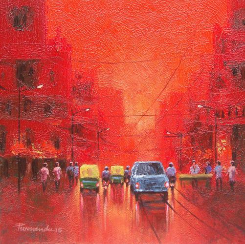 First Light Painting by Purnendu Mandal | ArtZolo.com