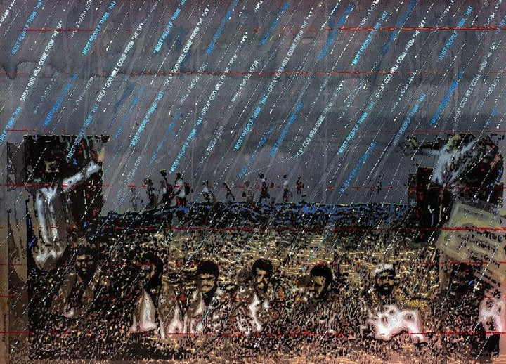 First Rain Painting by Balaji Ponna | ArtZolo.com