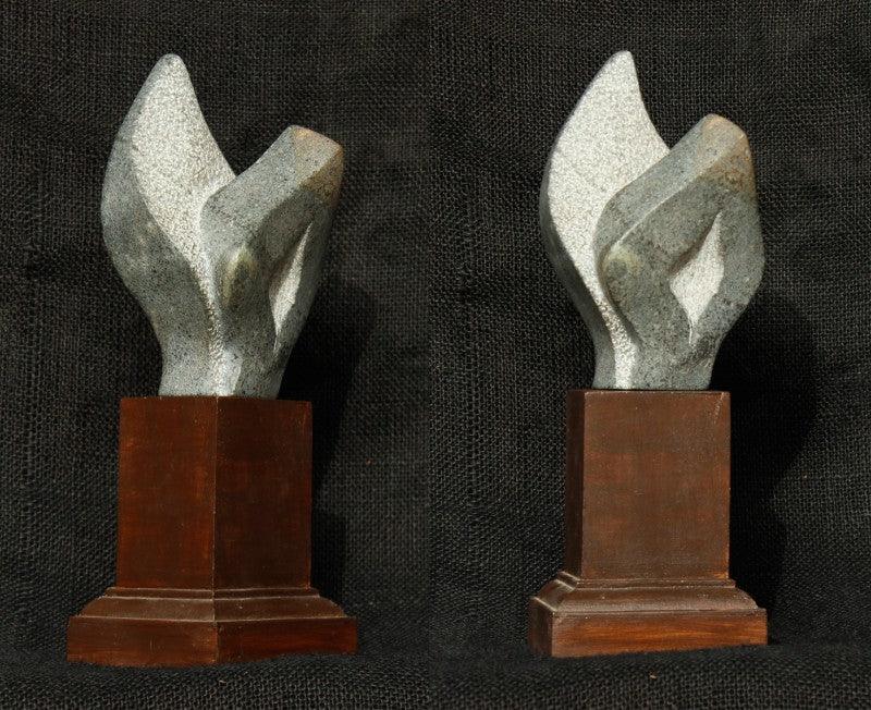 Nature sculpture titled 'Flame', 11x10x9 inches, by artist Rajeev Ranjan on Stone