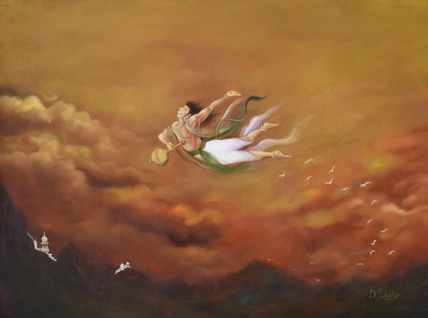 Flight Of Fantasy Painting by Durshit Bhaskar | ArtZolo.com