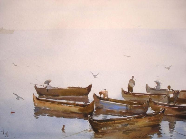 Floating Painting by Vijay Jadhav | ArtZolo.com