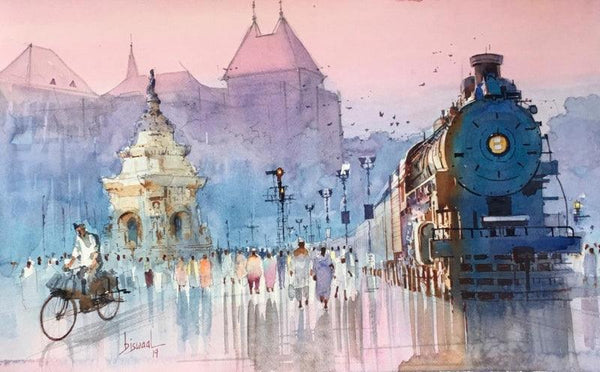 Flora Fountain Special Painting by Bijay Biswaal | ArtZolo.com