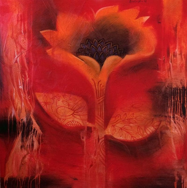Flower Painting by Balaji Ubale | ArtZolo.com