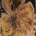 Nature mixed media titled 'Flower Study', 30x22 inches, by artist Veena Advani on Canvas