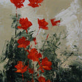 Nature acrylic painting titled 'Flowers 1', 24x18 inches, by artist Mopasang Valath on Canvas