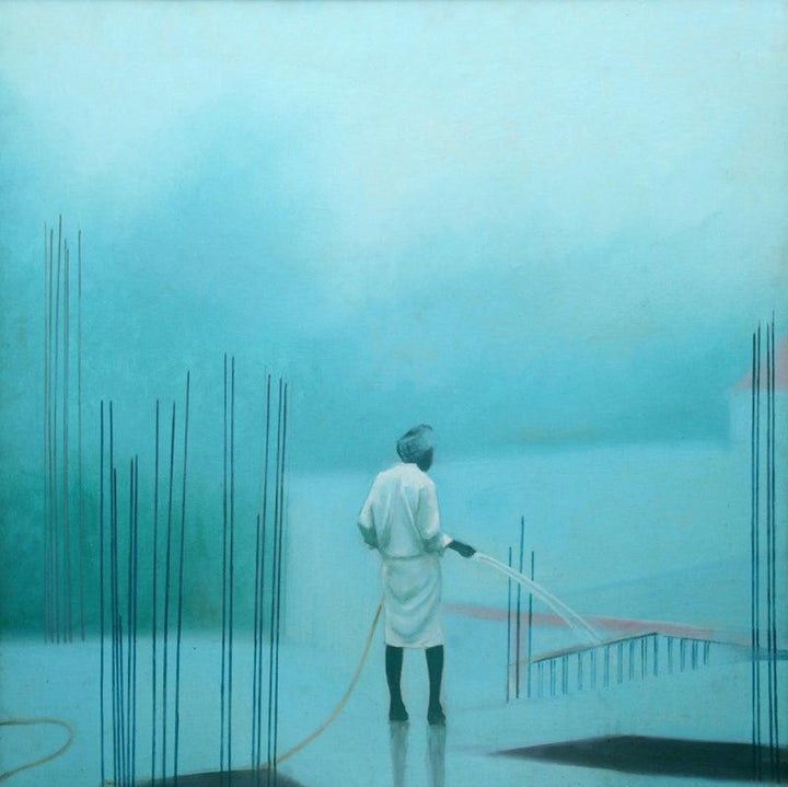 Foggy Painting by Vinayak Takalkar | ArtZolo.com