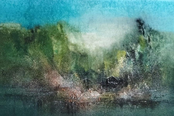 Forest Painting by Dnyaneshwar Dhavale | ArtZolo.com