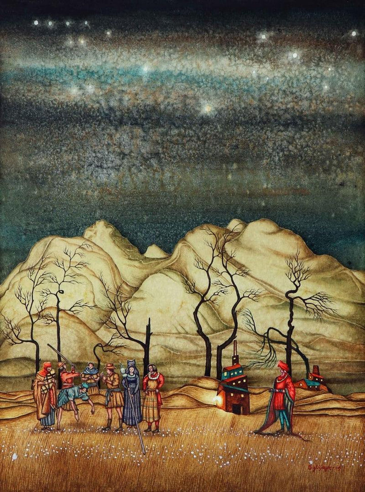 Forest Earth Painting by Digbijayee Khatua | ArtZolo.com