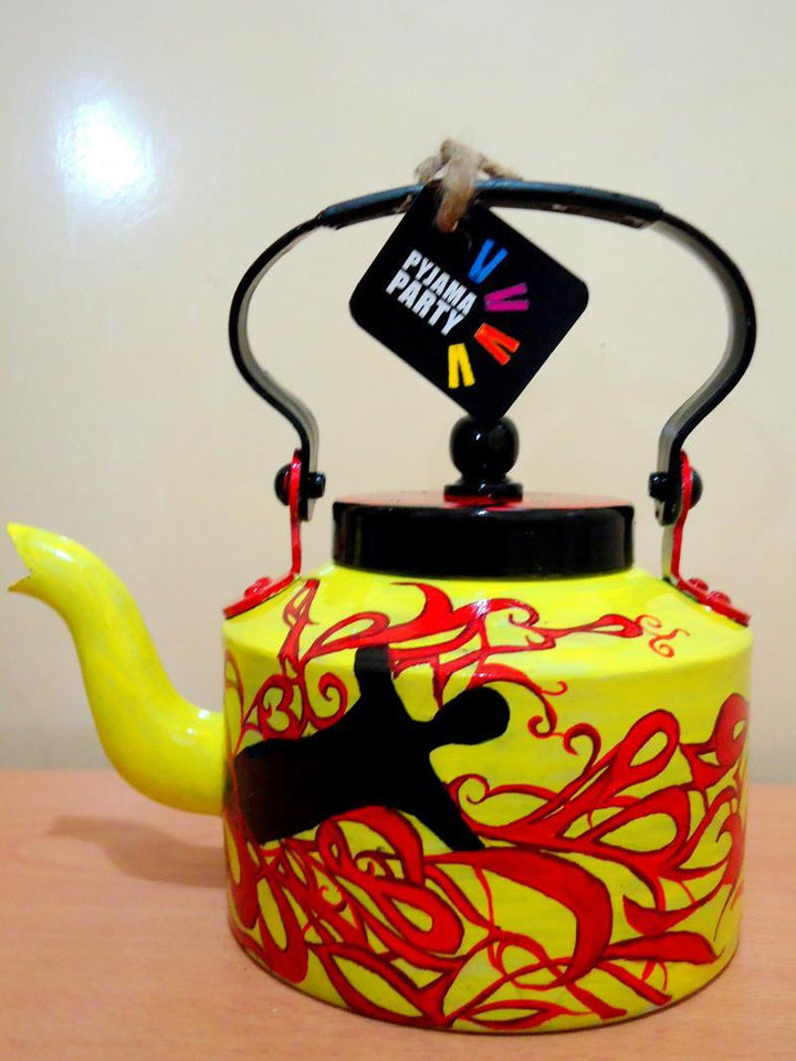 Free Fall Tea Kettle Handicraft by Rithika Kumar | ArtZolo.com