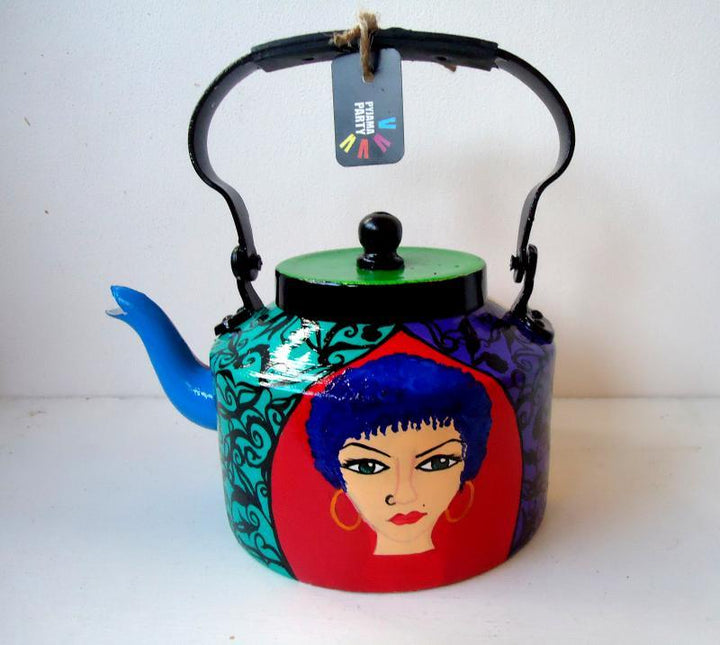 Free Spirit Women Tea Kettle Handicraft by Rithika Kumar | ArtZolo.com
