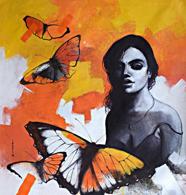 Freedom Of Beauty 16 Painting by Kishore Pratim Biswas | ArtZolo.com