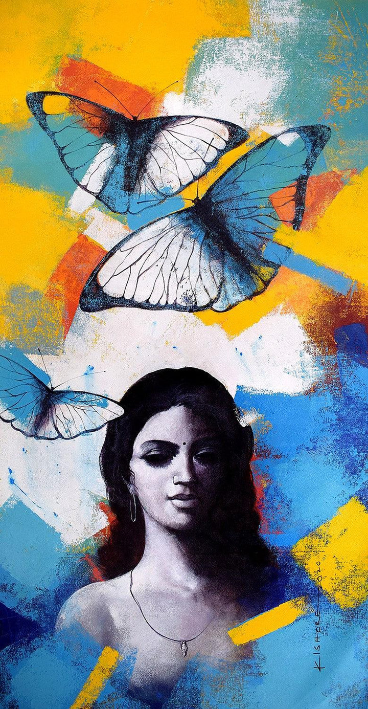 Freedom Of Beauty 11 Painting by Kishore Pratim Biswas | ArtZolo.com