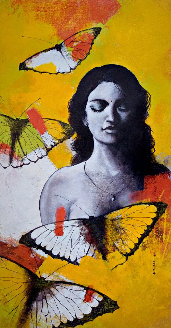 Freedom Of Beauty 15 Painting by Kishore Pratim Biswas | ArtZolo.com