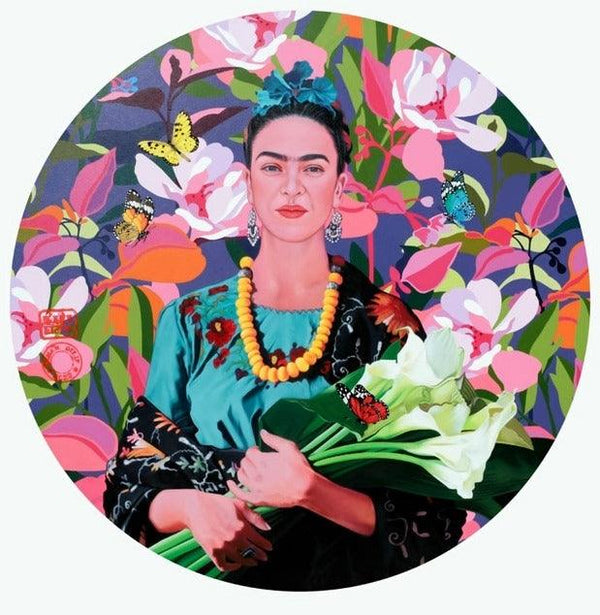 Fridha Kahlo Xxviii Painting by Oinam Dilip | ArtZolo.com