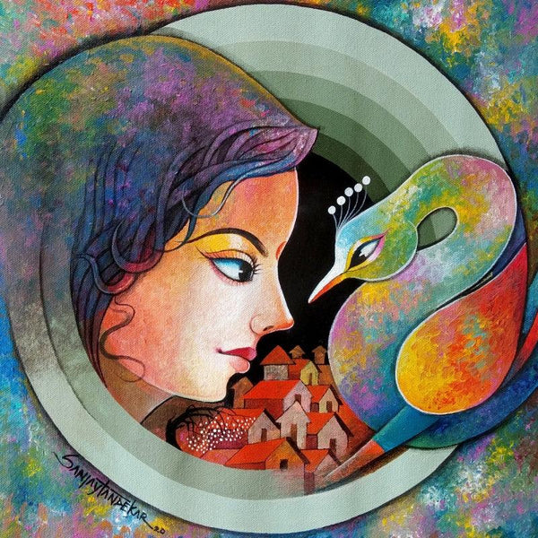 Friendship 5 Painting by Sanjay Tandekar | ArtZolo.com