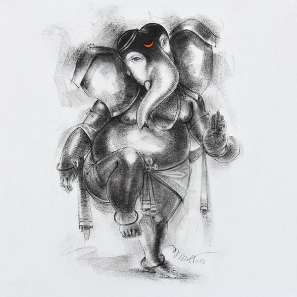 Ganesha 1 Painting by Sanjay Bhalerao | ArtZolo.com
