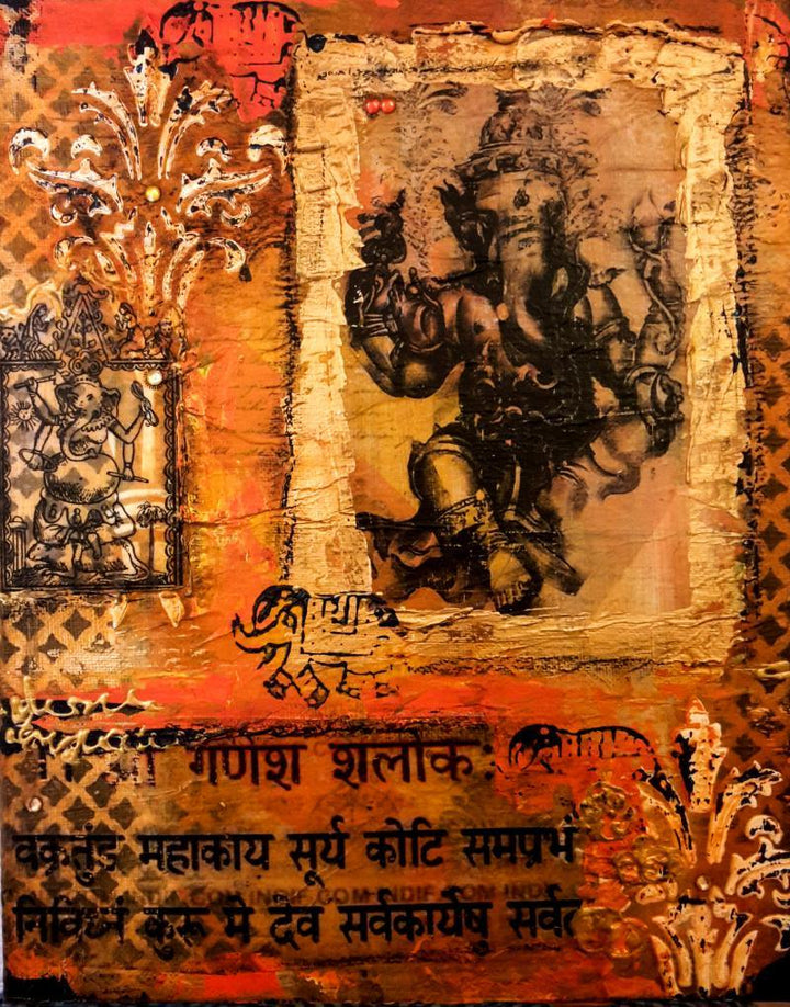 Ganesha Painting by Sheetal Singh | ArtZolo.com